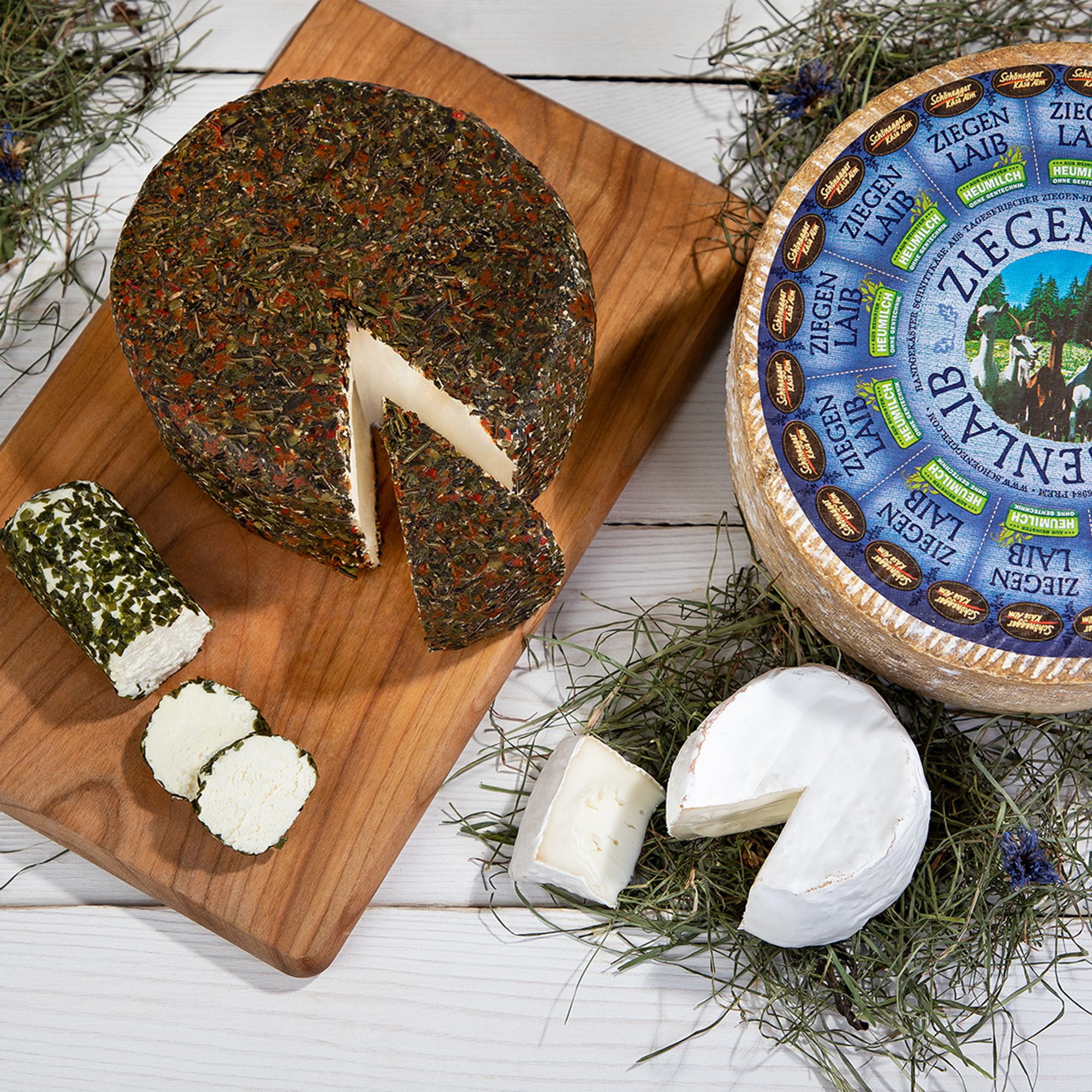 Schafs- und Ziegenkäse